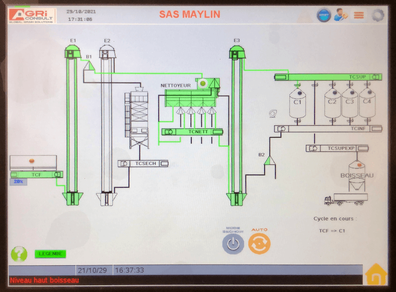 Entrepreneur reconnu dans le 31, notre client a souhaité développer ses prestations de service en investissant dans une installation de séchage, stockage et triage. Un bel exemple de diversification !