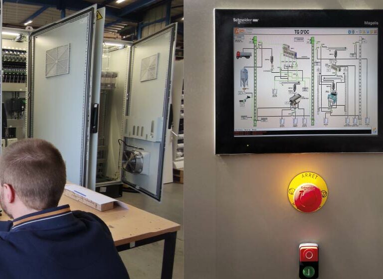 header electricite automatisme agriconsult visuel d'ecran de supervision et automate de gestion