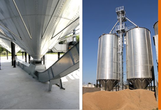 les silos à fond conique stockage-silo-a-fond-conique-cereale-grain