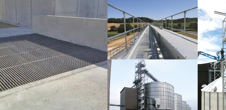 manutention-la-serrurerie-cereale-grain visuels de serrurerie tour fosse passerelle